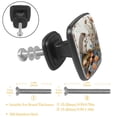 thumbnail image 3 of 4 Pcs Cabinet Handle Drawer Pulls Hedgehog Knobs with Screws Square Furniture Office Cabinet Knob Decoration, 3 of 7
