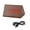 Brown Red Light, variant on Manunclaims Digital Wooden Alarm Clock, Electronic LED Time Display, Sound Control & Brightness Adjustment & Temperature, Good for Bedroom, Bedside, Desk, Office, Kids and Families