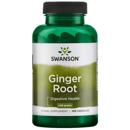 Ginger Root 180 Caps - Swanson Ginger Root 540 mg 100 Caps