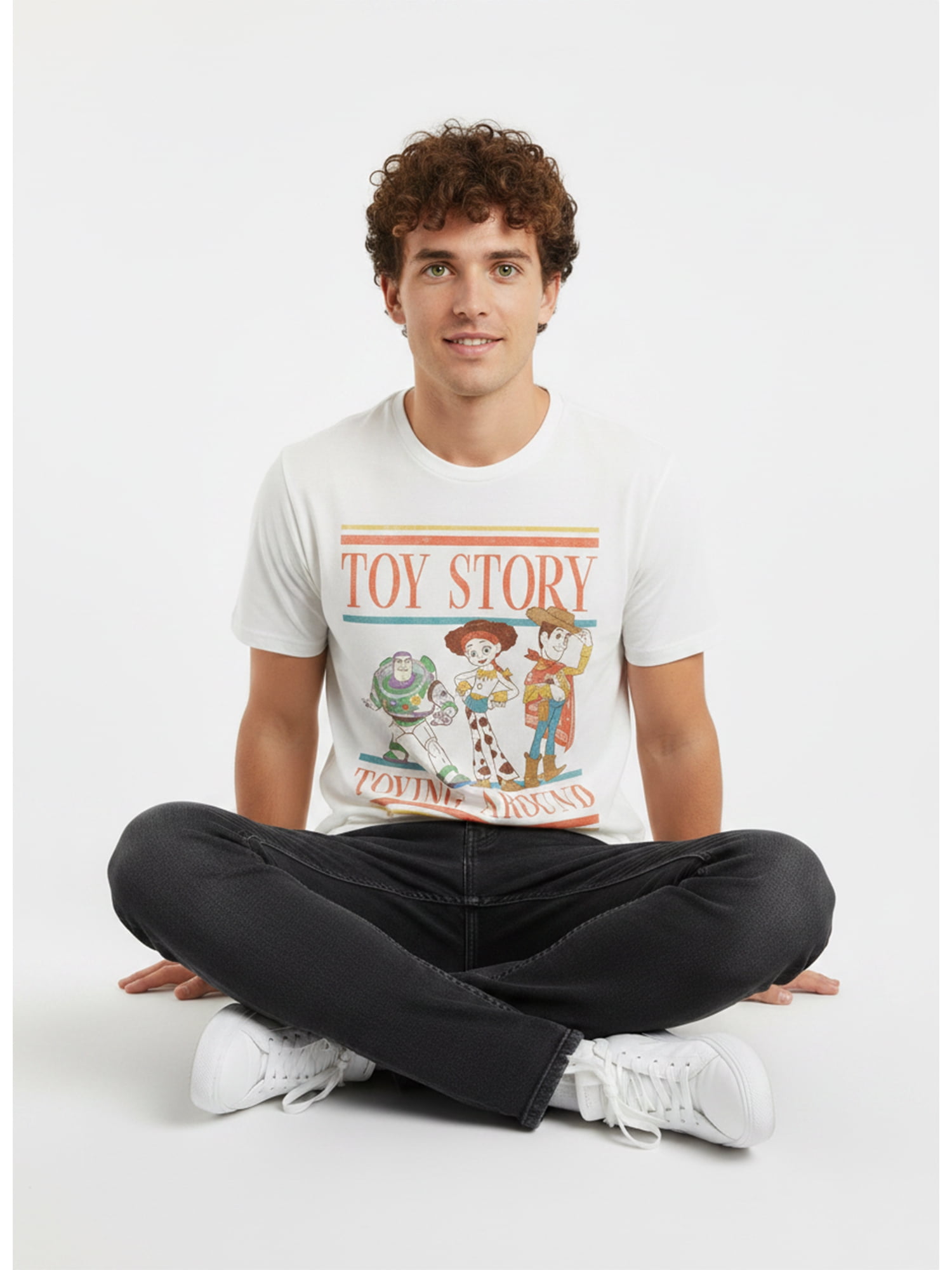 Toy Story, Men's & Big Men's Graphic Tee, Toying Around, Sizes S-3XL