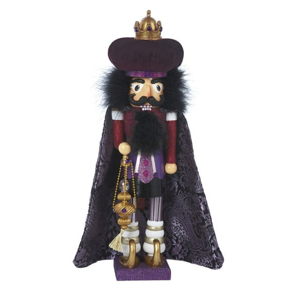 Hollywood Nutcrackers Kurt Adler Hollywood King Nutcracker, 18-Inch, Purple