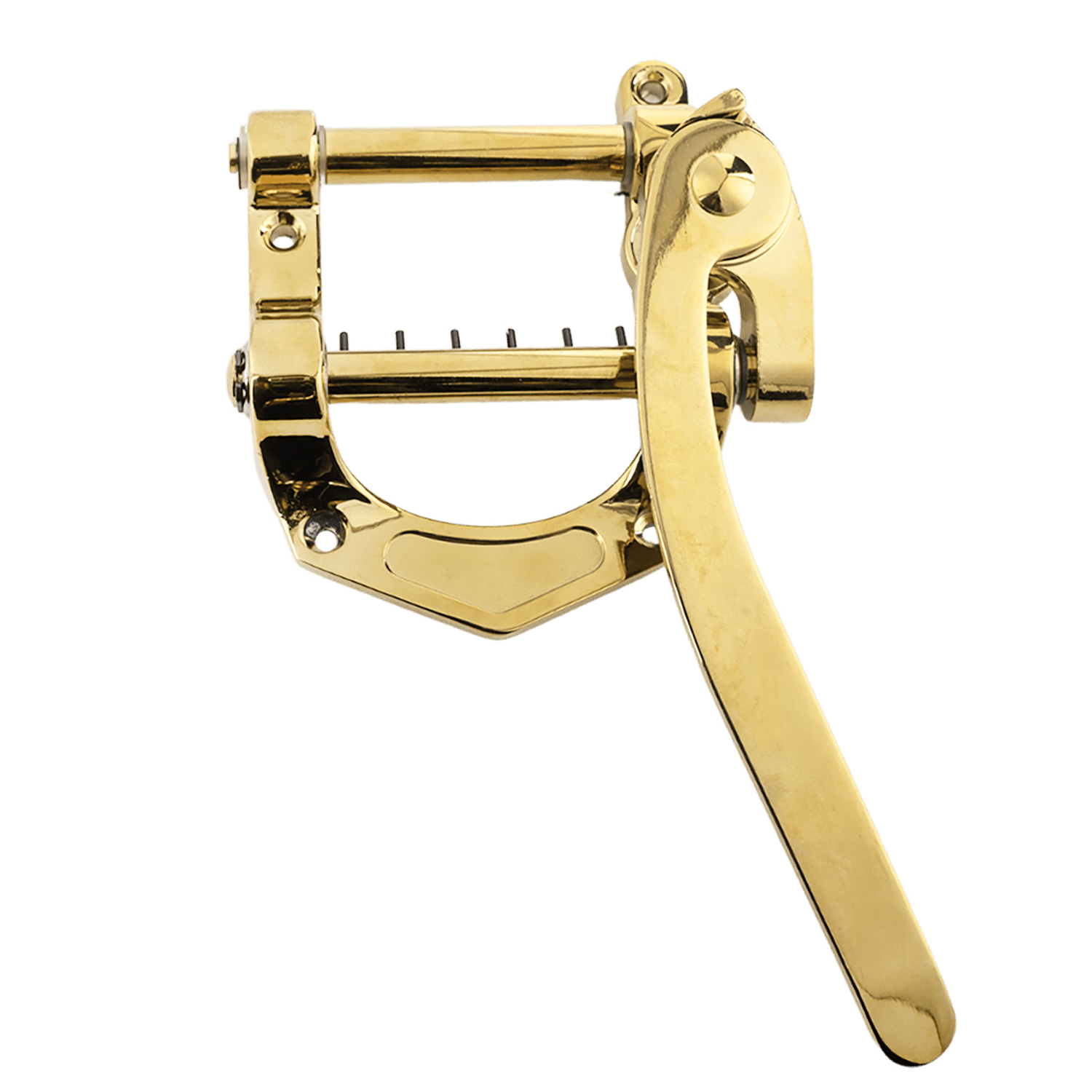 LOOKSEVEN Electric Guitar Tremolo Vibrato Tailpiece Bridge for Les Paul Tele SG Style Flat Top - Gold