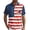 Z03 White, variant on Men 4th of July Shirts American Flag Print Button Down Collared Short Sleeve Shirt Loose Casual Basic Work Tee Vacation Clothes Navy L