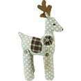 thumbnail image 2 of Polka Dot and Plaid Reindeer Christmas Figurine - 20", 2 of 4