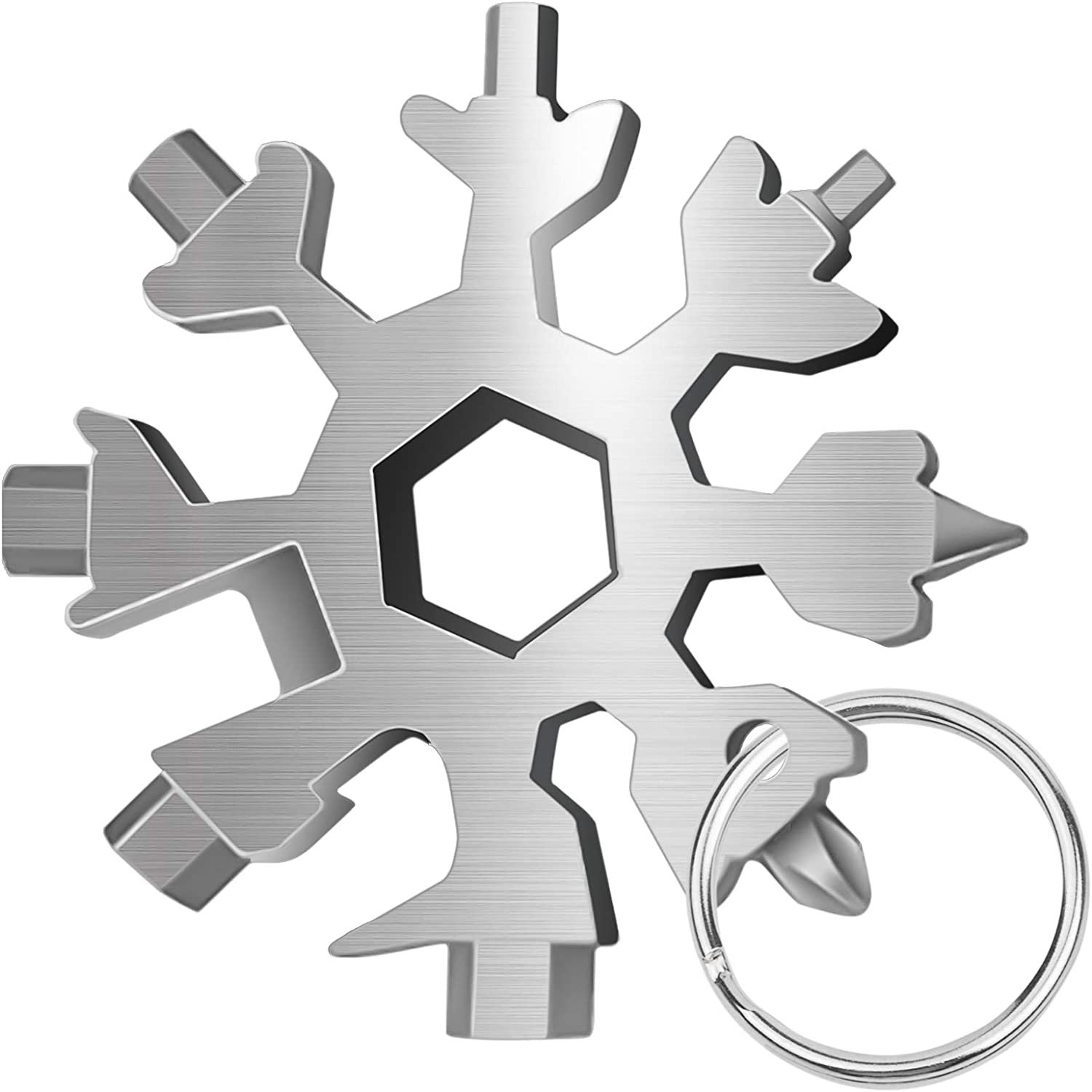 Snowflake Multitool Snowflake Multi Tool, Kmeivol Multitool, 18-in-1 Multi-Tool, Durable ...