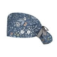 thumbnail image 2 of Kiplyki Scrub Cap With Buttons Bouffant Hat With Sweatband for Womens and Mens, 2 of 4