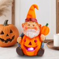 thumbnail image 3 of Decoraciones de Halloween, adornos de Halloween, regalos de Halloween, calabaza de Halloween, duende anciano, adorno luminoso, gnomo de jardín, adornos decorativos de resina, decoraciones de enanos, 3 of 6
