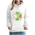thumbnail image 4 of NuoCaiYun Women's St. Patrick's Day Print Hoodie Casual Long Sleeve Hooded Drawstring Pullover Loose Sweatshirts with Pocket, 4 of 6