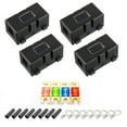 thumbnail image 1 of facefd Pack of 4 Car Fuse Holder Universal Auto Vehicle Truck Caravans RVs Flame Retardant Circuit Protection Fuses Replacement Parts 30A 100A, 1 of 6