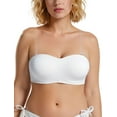 thumbnail image 2 of YANDW Women's Strapless Bandeau Bra Plus Sizes Underwire Seamless Bras White,42A, 2 of 7