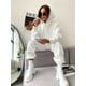 thumbnail image 4 of Conjunto De Dos Piezas Casual, Sudadera Sólida Y Pantalones Jogger Con Cintura Elástica, Ropa De Mujer, 4 of 4