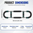 thumbnail image 5 of Twister Arm Strength Bar, 2025 Adjustable Chest Exerciser for Men, Portable Workout Equipment with 3 Resistance Levels for Arms Shoulders Back, Blue, 5 of 6