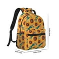 thumbnail image 2 of Yiaed Beautiful Bohemian Sunflower Print School Backpack College Backpack Daypacks for Students High School Spacious and Durable Daypack for Work and Travel-One Size, 2 of 6