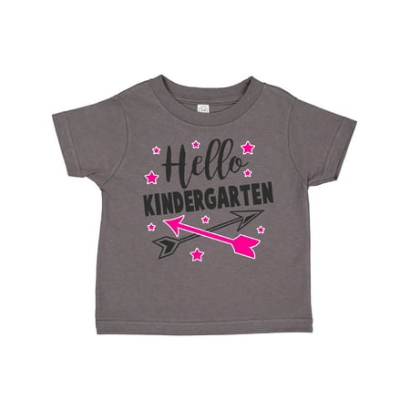 

Inktastic Hello Kindergarten with Arrows and Stars Gift Toddler Toddler Girl T-Shirt