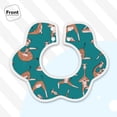 thumbnail image 3 of Bingfone Giraffes Doing Various Yoga Soft Bibs For Baby Boy Girl 360 Rotate Petal Absorbent Bibs Washable For Drooling Teething, 3 of 9