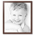 thumbnail image 2 of ArtToFrames 31" x 35" Honors Mahogany with Gold Picture Frame, 31x35 inch Brown Wood Poster Frame (WOM-5156), 2 of 7