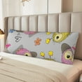 thumbnail image 6 of Lsque Cartoon Owls Body Pillow Case Cover,Ultra-Soft Microfiber Bed Pillow Cases 20x54 inches,Elegant Bedding,Breathable Durable Pillow Cover with Envelope Closure, 6 of 8