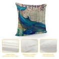 thumbnail image 4 of Qinduosi Sea Animals Decorative Pillowcases Inch Pack Ocean Theme Throw Pillow Covers ////Whale Nautical House Cushion Covers for Porch Couch Sofa, 4 of 5