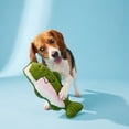 thumbnail image 3 of Vibrant Life Green Trout Plush Dog Toy with Squeaker, Chew Level 4, 3 of 10