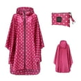 thumbnail image 4 of Unisex Waterproof Rain Jacket Hooded Lightweight Raincoat with Pockets, Windproof Outdoor Travel Hiking Rain Wear, 4 of 9