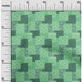 thumbnail image 2 of oneOone Viscose Jersey Sea Green Fabric Floral Silhouette Diy Clothing Quilting Fabric Print Fabric By Yard 60 Inch Wide, 2 of 4