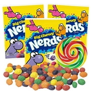Big Chewy Nerds, Birthday Party Candy, Pack of 3, 6 Ounces per Bag