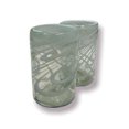 thumbnail image 5 of Hand-Blown Mexican Drinking Glass | White Swirl (Setof4), 5 of 6