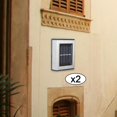 thumbnail image 1 of 4 Uds luces solares modernas de pared arriba abajo lámparas LED lámpara de Sensor de luz solar al aire libre lámpara de paisaje de pared impermeable , 2 LED Blanco Baoblaze Luz de pared al aire libre, 1 of 8