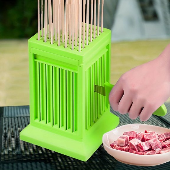 1pc Household Lamb Skewers Meat Threader, Skewers, Meat Skewers, BBQ Tools