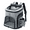 L gray black upgrade, variant on Pet Portable Backpack for Outdoor,L gray black upgrade
