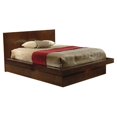 thumbnail image 5 of Home Square 4-Piece Set with Bed 2-Drawer Nightstand Double Dresser Wall Mirror, 5 of 13