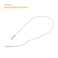 thumbnail image 2 of Unique Bargains Polyester Rope Hang Tag String Snap Lock Pins Loop Price Tag,190mm/7.48' Length,1mm/0.04' Dia,Pack of 100,Beige, 2 of 5