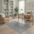 thumbnail image 2 of ODIKA Farmhouse Trellis Repeating Border Neutral Geometric Juniper for Home Office, Gaming Room, Under Desk, Non-Slip Chair-Friendly, 2 of 7