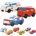 thumbnail image 3 of 26-27 Transformable Dual Design Toy Cars, Transformable Dual-Design Toy Cars,Creative Mini 2-in-1 Flip Car Toy Set, 3 of 5