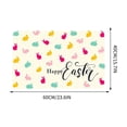 thumbnail image 3 of Easter Bunny Egg Decor Rug 100 Percent Polyester Machine Washable Non Slip Backing For Living Room Playroom Entryway, 3 of 6