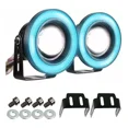 thumbnail image 1 of Faros Anti Niebla Led 3,5in Auxiliares Moto Autos 1 Par Azul, 1 of 8