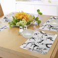 thumbnail image 4 of Ambesonne Sketch Place Mats Set of 4, Various Sports Athletes, Standard Size, Black White, 4 of 6