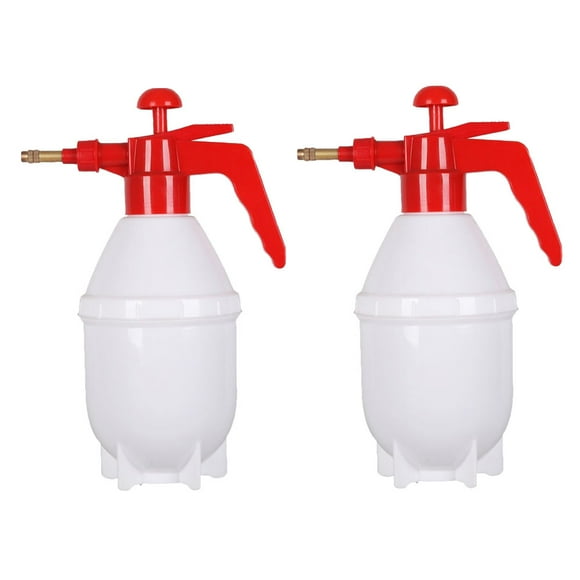Milisten 2pcs 0.8L Plastic Spray Bottle Pressure Watering Can Handheld Water Spray Bottle