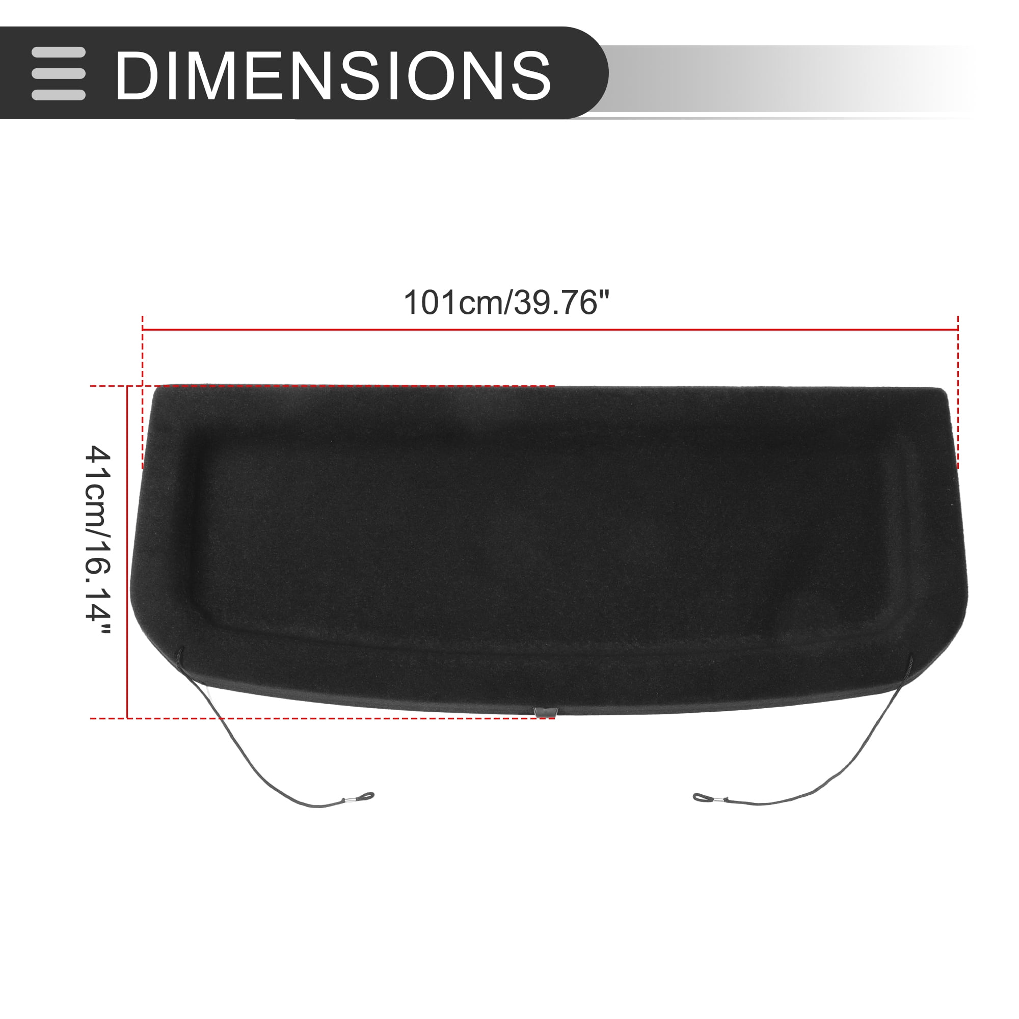Unique Bargains Car Cargo Cover Board for Volkswagen T-cross 2018-2023 Tonneau Privacy