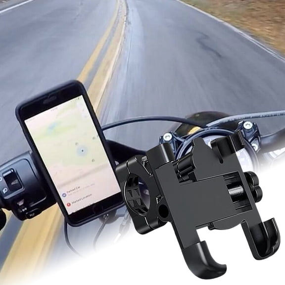 Universal Bike Phone Mount Secure 360- Rotating Handlebar Smartphone Holder for Cycling Accessories