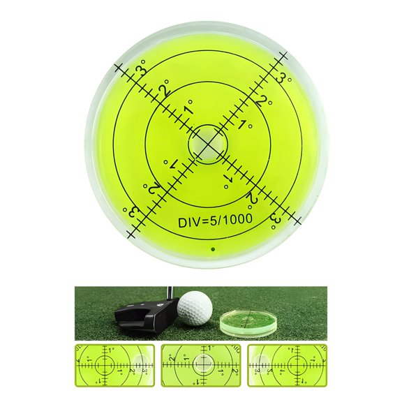 High Precision Horizontal Leveler Bubble Tool Circle Round Pro Putt Green Reader Pro Putt Marker Round Bubble 10Ml,Green Spirit Level