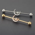 thumbnail image 7 of Industrial Barbell Earrings,Stainless Steel Bar Tentacle Wrapped Ear Piercing Jewelry for Birthday, Christmas Day, Anniversary Day, Valentine's Day, Wedding, 7 of 7