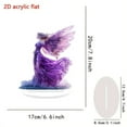 thumbnail image 2 of Taicans Acrylic Fairy Statue - Various Fairies Elves Goddesses Christmas Decor,Elegant Home Decoration Stand for Desk/Bookshelf/Nightstand,Home Decor/Gift, 2 of 2