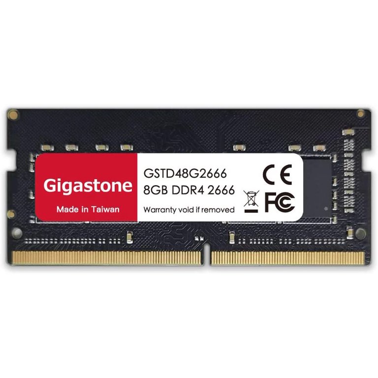 Gigastone 8GB DDR4 2666MHz CL19 1.2V (PC4-21300) SODIMM 260 Pin Unbuffered  Non ECC for Notebook Laptop Memory Module Ram Upgrade - Walmart.com
