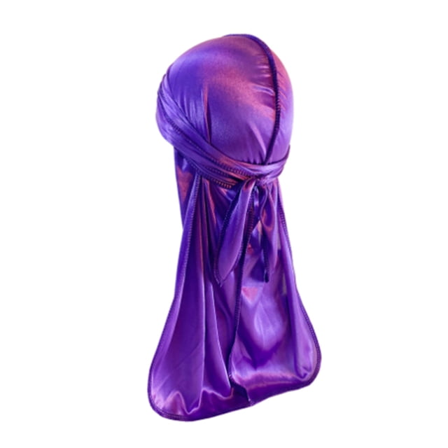 Guardurnaity Headwraps Durabilidad Sombrero de pirata Equipos de bicicleta Poliéster Estilo musulmán Atractivo Transpirable Cuidado del cabello Sombreros violeta tamaño libre