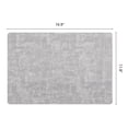 thumbnail image 6 of Placemats Set of 6 Leather Placemats for Kitchen Table Decor Washable Heat Resistant Table Place Mats Light Gray 16.9x11.8inch, 6 of 6