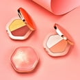 thumbnail image 4 of Dos colores Blush Highlight Palette Shimmer Matte Powder Face Contour Waterproof Labymos  Paleta de resaltado de rubor, 4 of 7