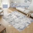 thumbnail image 2 of Living Room Area Rugs x Abstract Large Soft Indoor Washable Rug Neutral Modern Low Pile Carpet for Bedroom Dining Room Farmhouse Home Office Grey, 2 of 9