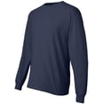 thumbnail image 3 of Hanes Men's 100 Percent Cotton Long Sleeve T-Shirt - 5186, 3 of 6