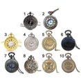 thumbnail image 3 of Steampunk vintage style quartz pocket watch with chain, 3 of 5